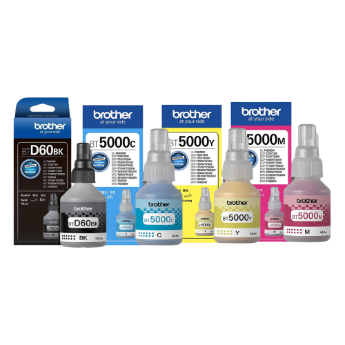 Brother BTD-60/BT-5000 K/C/M/Y Original Ink *Value Pack*