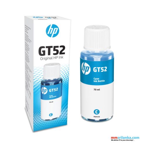 HP GT52 Cyan Generic Ink Bottle