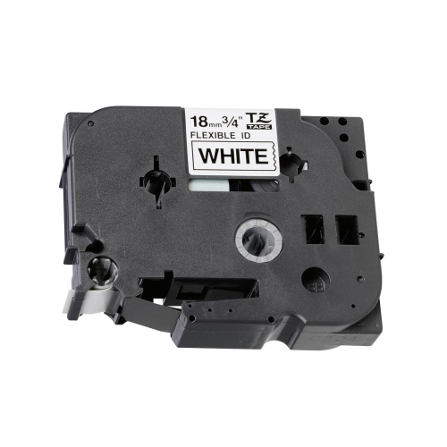Brother TZ-FX241 Flexible – Compatible Label Tape (Black On White) 18mm*8m