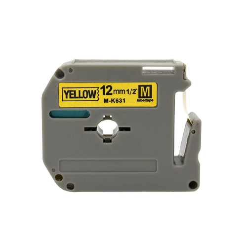 Brother M-K631 – Compatible Label Tape M/MK (Black On Yellow) 12mm*8m
