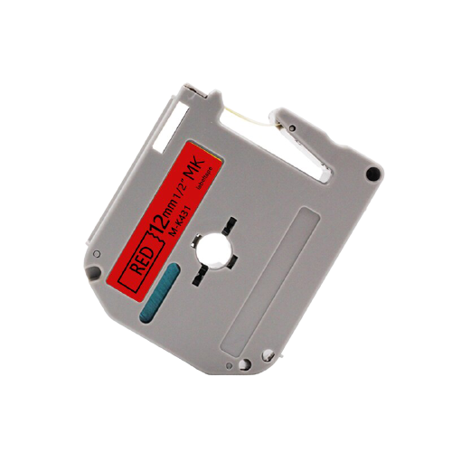 Brother M-K431 – Compatible Label Tape M/MK (Black On Red) 12mm*8m