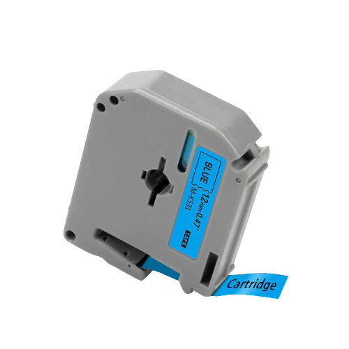 Brother M-K531 – Compatible Label Tape M/MK (Black On Blue) 12mm*8m